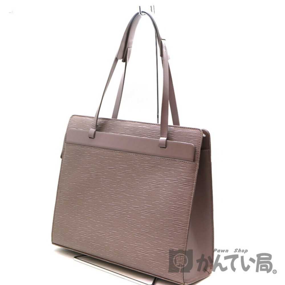 LOUIS VUITTON Croisette Business Bag Epi Leather Pepper Gray LV